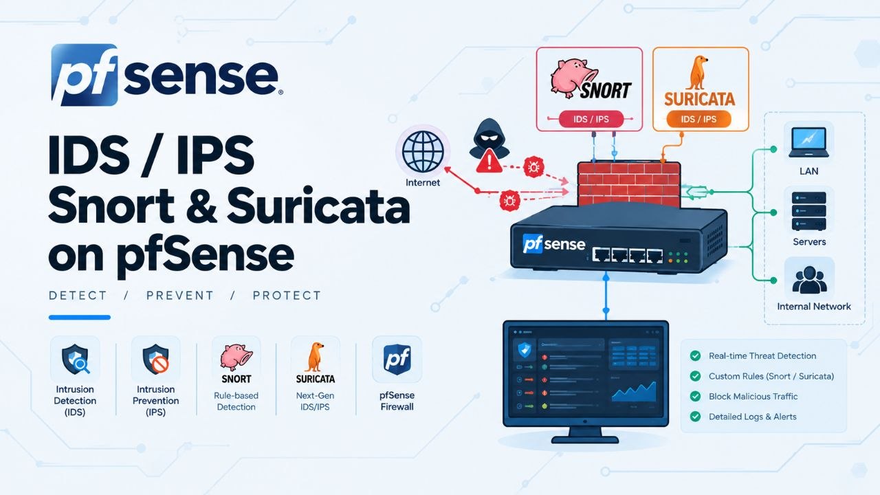 IDS / IPS with Snort and Suricata on pfSense