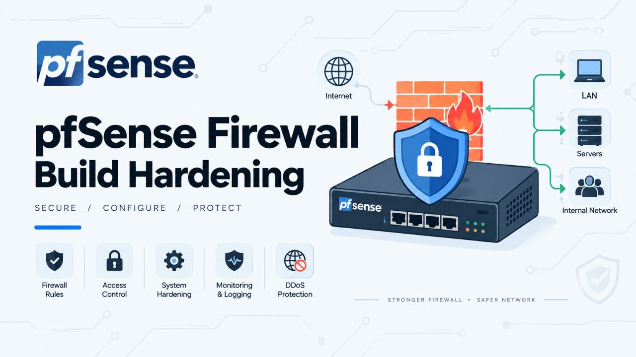 pfSense firewall — build and hardening lab cover